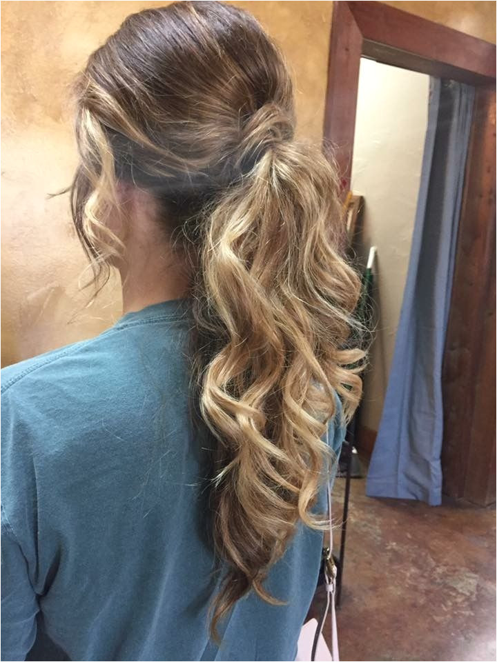 Dressy ponytails