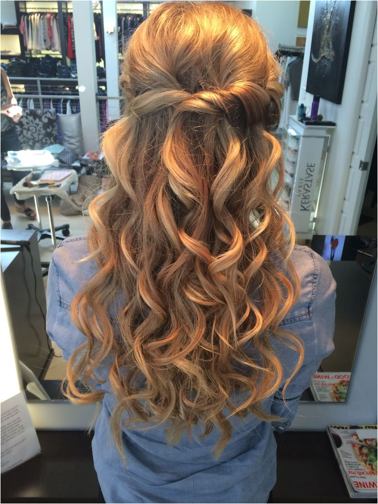 Prom hairstyles for long hair half up half down with the best prom hairstyles 13