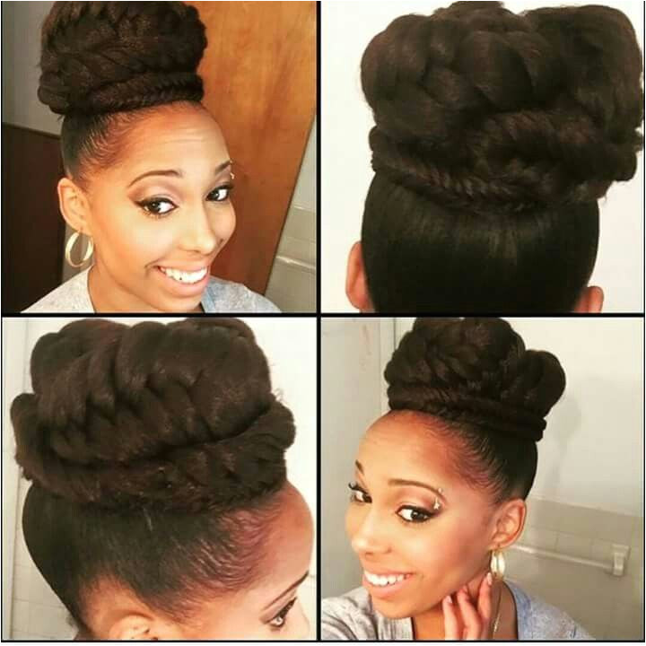 Bun Protective Style