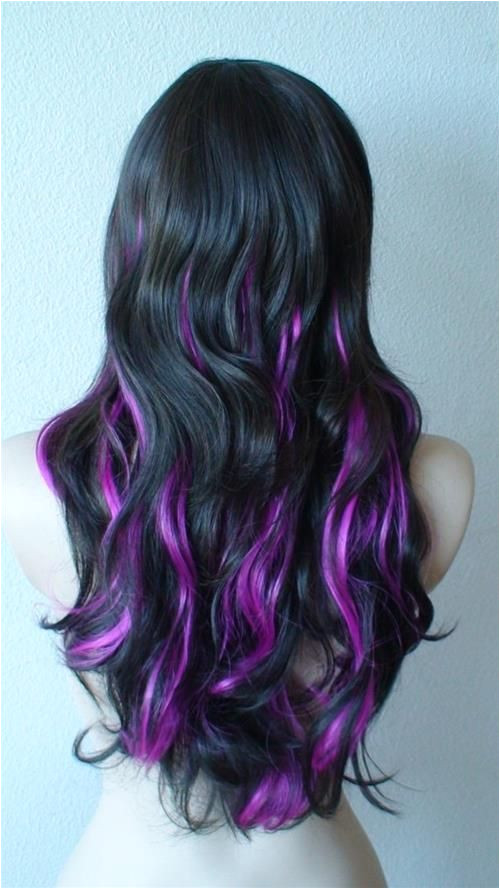 Purple Highlights for Summer Hair Pinterest