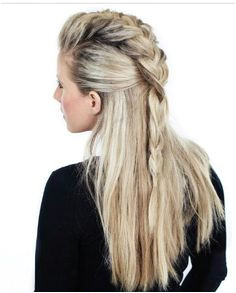 Cute Hairstyles Viking Hairstyles Long Wavy Hairstyles Half Braided Hairstyles Pirate Hairstyles