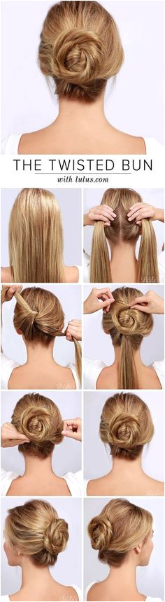 35 y and Easy Bun Hairstyle Tutorials For You
