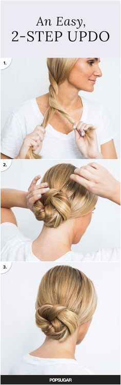 An Easy 2 Step Updo Simple Hair Updos Simple Hairstyles For Long Hair