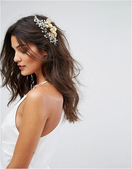 LoveRocks London Leaf & Rhinestone Wire Hair b Wedding Planner Pinterest