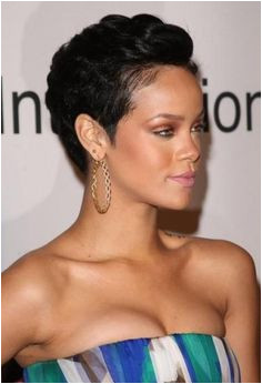 Rihanna short hair short hair cuts for women short hair styles short hair cuts natural hair jet black pixie cut red carpet