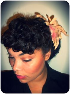 natural hair retro curly hair updos antoinette henry around the way