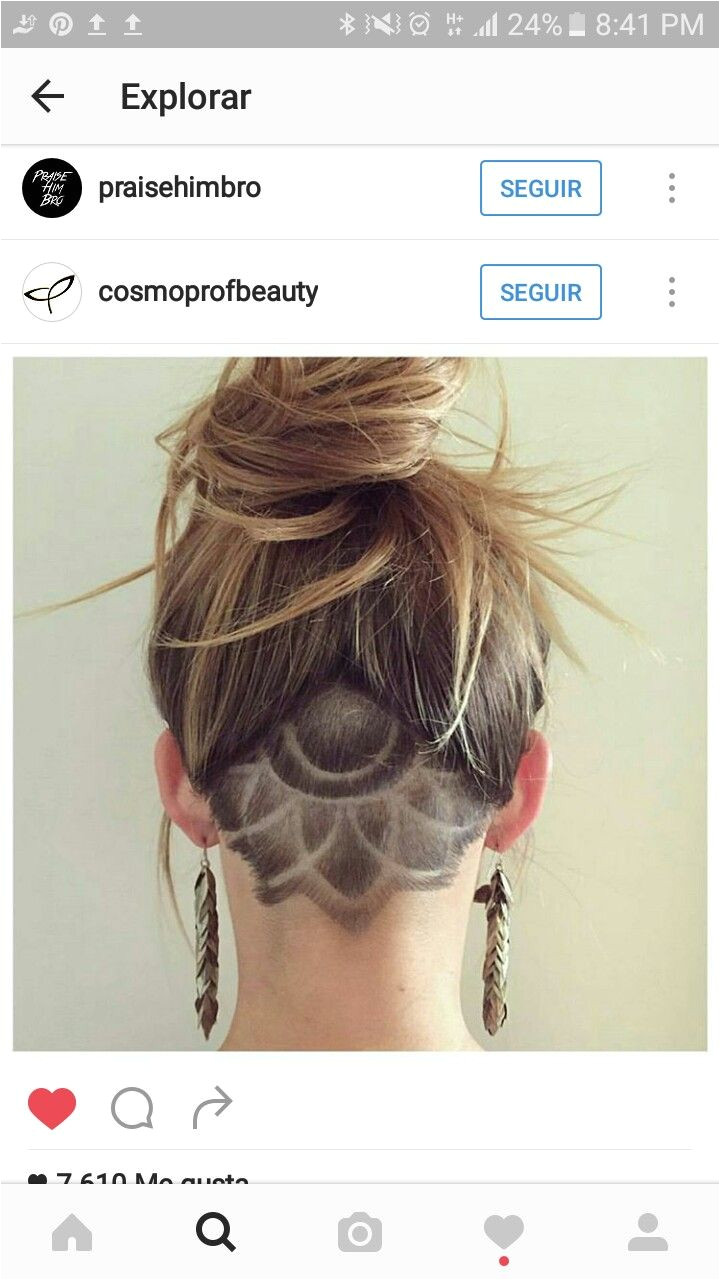 Cool mandala hairstyle