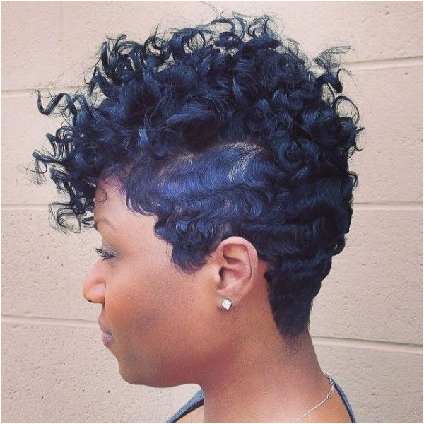 loose pin curls short haircut 7 pin curls