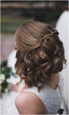 Wedding Hairstyles For Short Hair Half Up Half Down