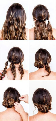 Try this hair hack and you ll be good to go in 10 minutes So easy literally anyone can do it Hair Tutorial Easy Hair