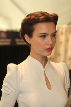 Carolina Herrera Fall 2013 RTW by David Webber for Moroccanoil Did you catch our bridal beauty