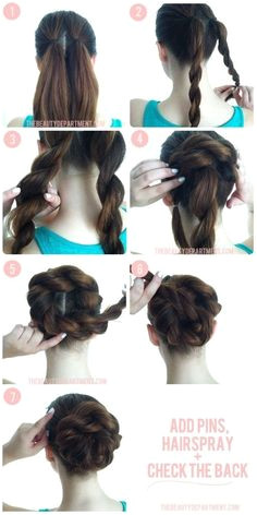 Easy to do hair for office church wedding special event fun flirty date night girls night