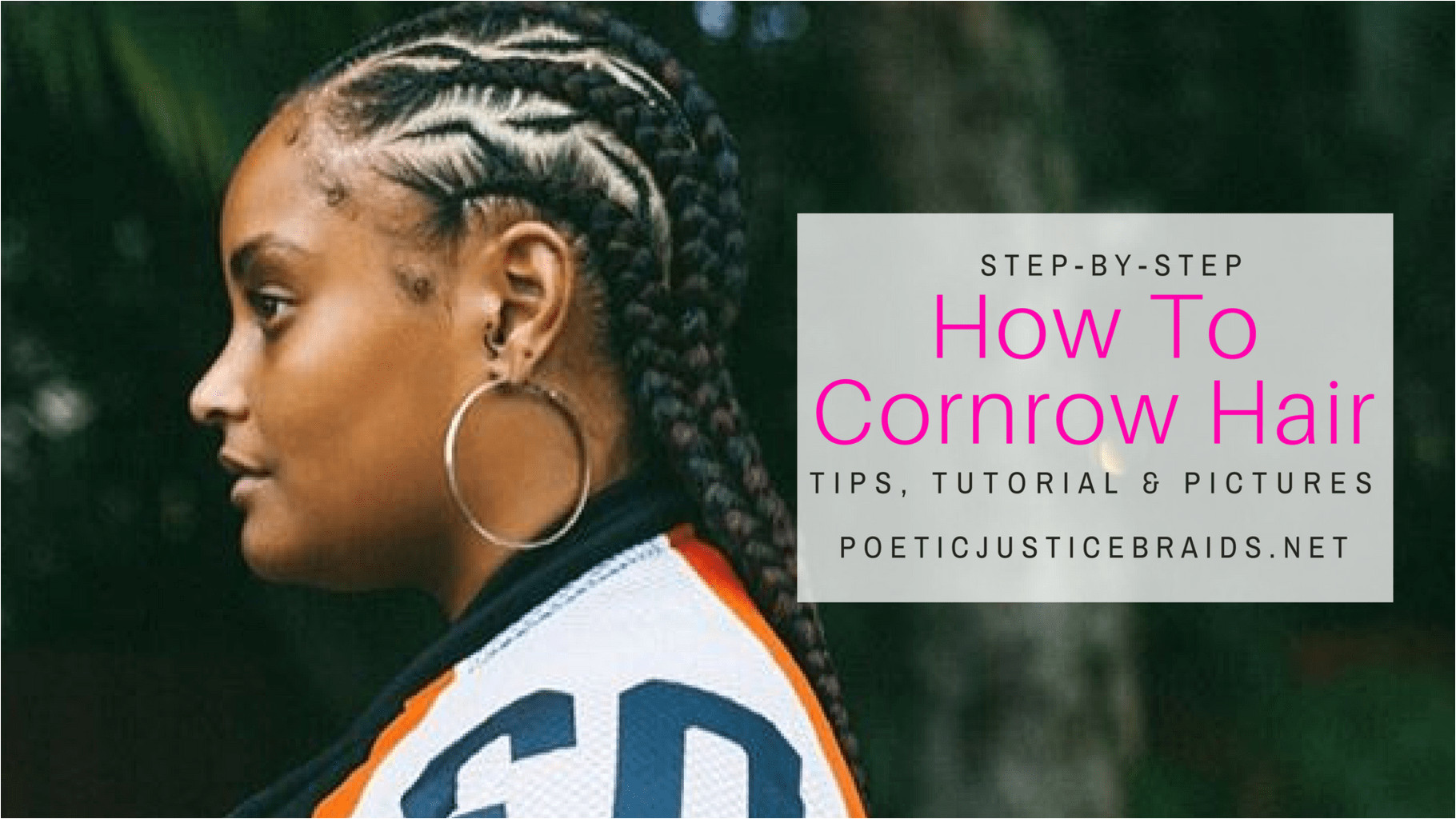 How to cornrow hair DIY I always rock a fun easy protective hairstyle during summer time Braids and cornrows are always the best choice for me