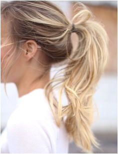 Micro Pony Full Ponytail Messy Ponytail Hairstyles Voluminous Ponytail Blonde Ponytail