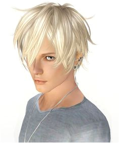 The Sims Sims Cc Sims 3 Male Hair Sims Hair Sims 4 Anime Bed Hair Sims House Hair Styles Art Illustrations