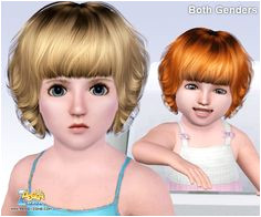 Curly bob hairstyle ID 386 by Peggy Zone for Sims 3 Sims Hairs