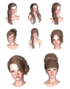 Skysims Hair Dump Part I by Wicked Sims 3 Downloads CC Caboodle Sims 3 Cc