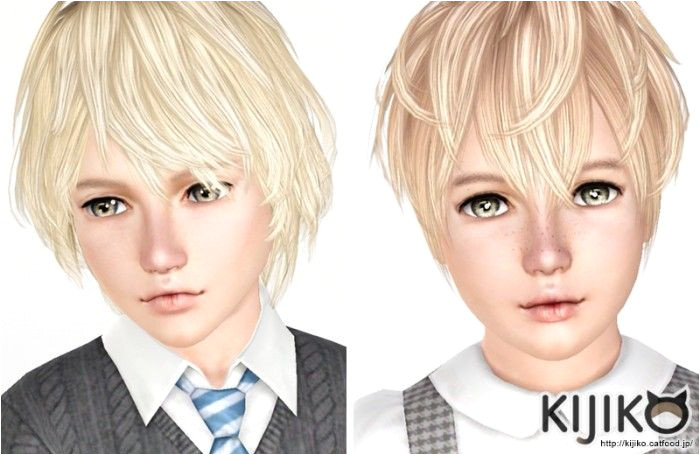 Korat and Burmese Hairs for Kids by Kijiko Sims 3 Downloads CC Caboodle