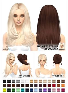 Miss Paraply Hair retexture Skysims hairstyles • Sims 4 Downloads Sims House Design