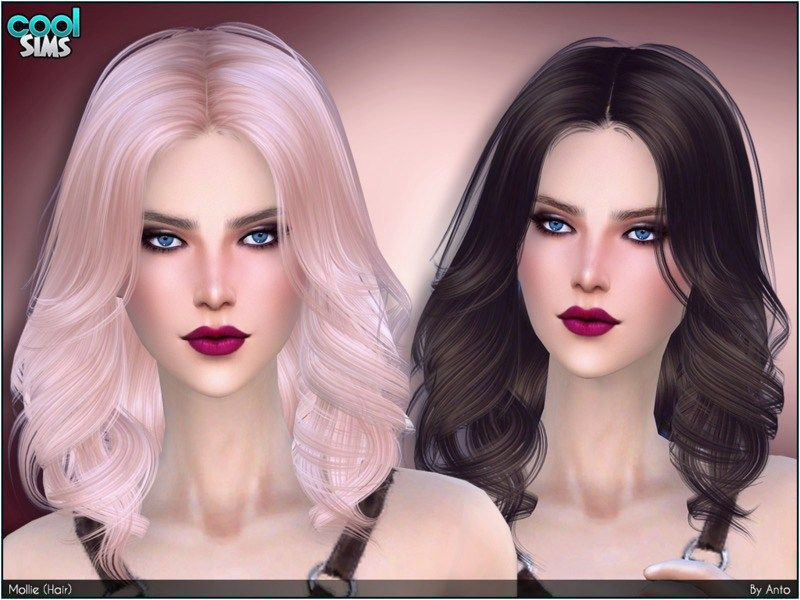Anto – Mollie Hair – The Sims 4 Catalog