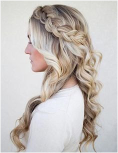 Haircuts Ideas Illustration Description Side Swept Dutch Braid Curls Half Updo Read More – Olive Hill Salon · Special Occasion hairstyles