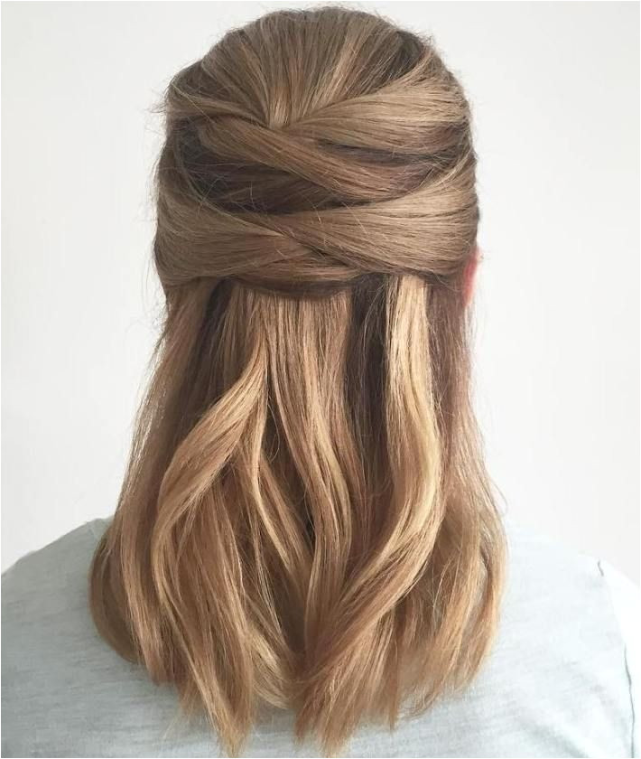 Half Updo For Thick Straight Hair