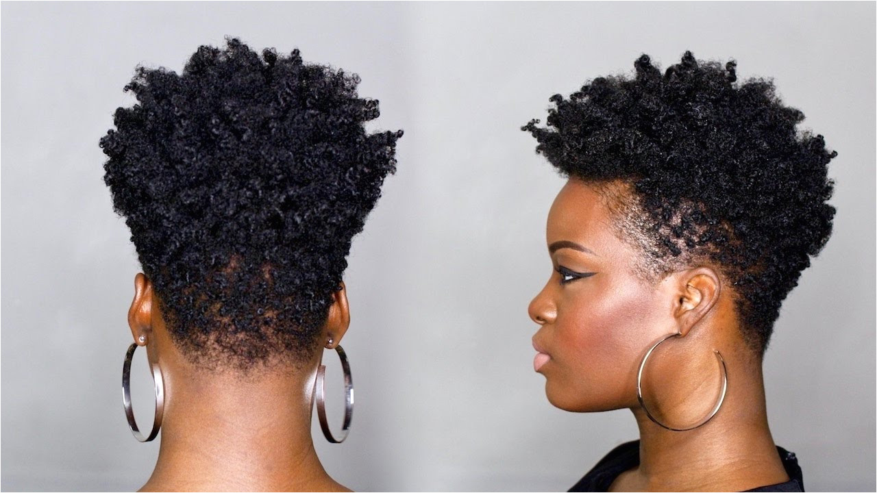 DIY Tapered Cut Tutorial on 4C Hair