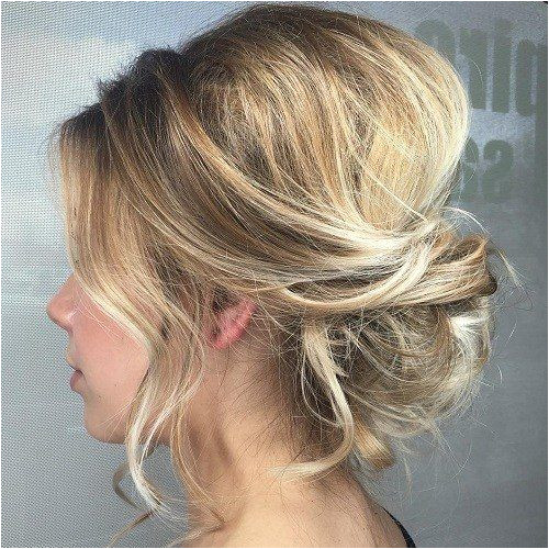 Easy and Cute Hair Updo Ideas Updo with Bangs Blonde Updo Updo for Wavy Hair Curly Lose Updo French Roll Updo Side Bun Updo Low Tuck Updo Bridal Updo