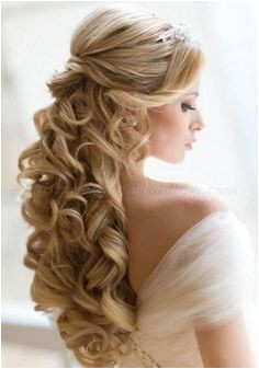 Wedding Hairstyle For Long Hair half up half down wedding hairstyles half up half down