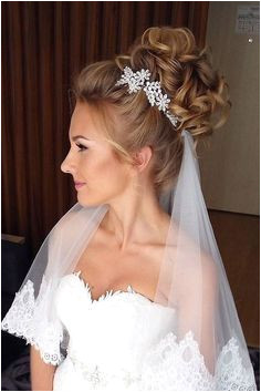 Image result for bridal updos with headpiece and veil underneath Weddinghairstyles