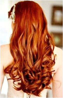 Gorgeous ginger wedding hairstyle w headpiece