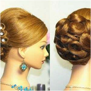 Updo For Medium Length Hair Bridal Updo Wedding Hairstyles For