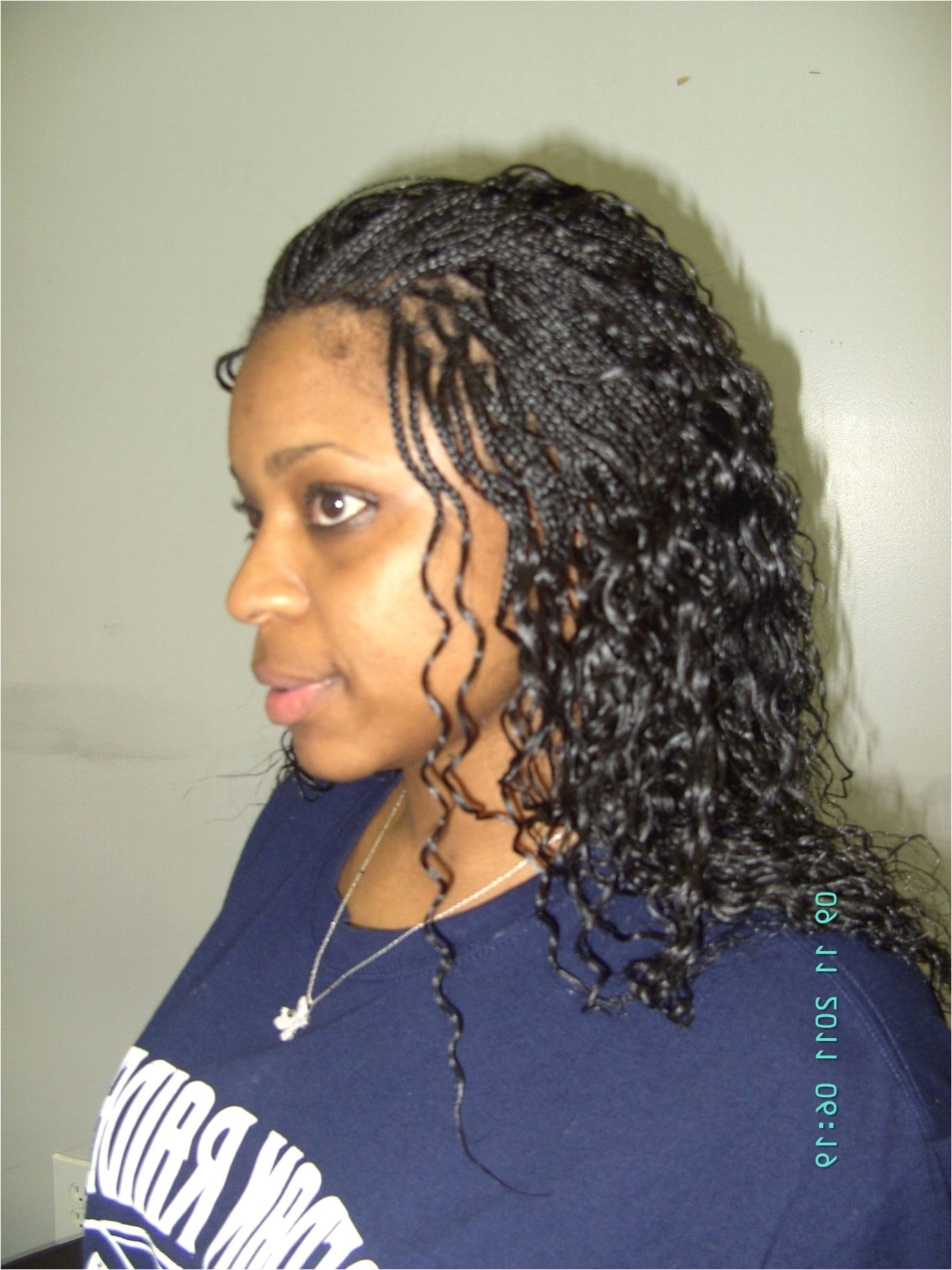 Wavy Braids Hairstyles Elegant Unique Micro Braids Wet and Wavy