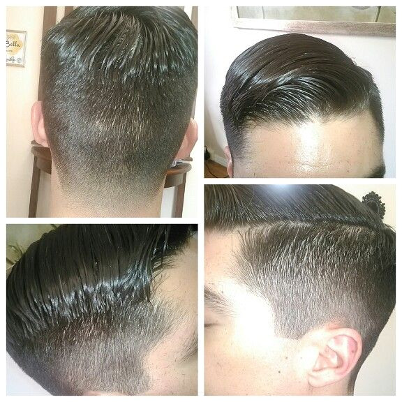 Hipster fade zero fade with bed over on top with tapered no line neck