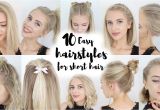 10 Easy Quick Everyday Hairstyles for Short Hair New Hairstyle for Short Hair Tutorial Hairstyles Library