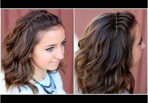 3 Cute Hairstyles Under 3 Min Diy Faux Waterfall Headband