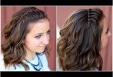 5 Easy Hairstyles for School Youtube Diy Faux Waterfall Headband