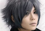 Anime Haircut Hairstyles Black Gray Hair Google Search Hair In 2019