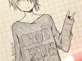 Anime Hairstyle Quiz Male Cute Anime Drawing tootokki I Have issues Sweater