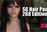 Anime Hairstyles Skyrim Mod Hair ] Sg Hair Pack 268 Edition Mod Best Skyrim Female Hair Mod