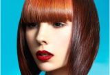 Bangs Hairstyles Definition A Medium Brown Straight Coloured Multi tonal Defined Fringe Womens