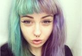 Bangs Hairstyles Tumblr Short Blue Hair Tumblr Awesome People