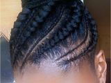 Black Girl Ponytail Hairstyles with Bangs African Ponytail Cornrow Allhairmakeover Pinterest