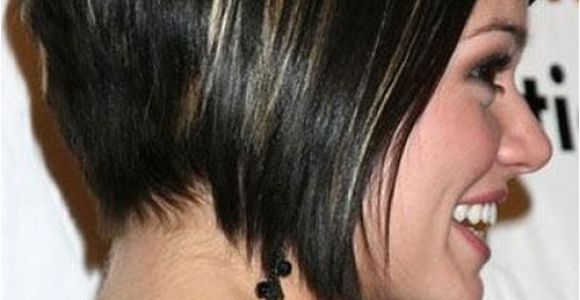 Black Hair Bobs Layered Haircut Of Short Hair Color