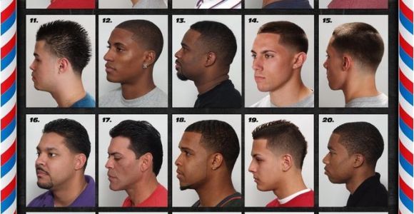 Black Mens Hairstyles Chart the Barber Hairstyle Guide Poster for Black Men