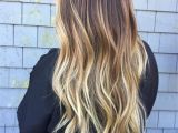 Blonde Hairstyles Dark Roots Baliage Blonde and Brunette Ombré Fallbre Dark Roots Blonde Ends by