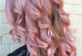 Blonde Hairstyles with Pink Highlights Rose Gold Hair Xostylistxo Pinterest