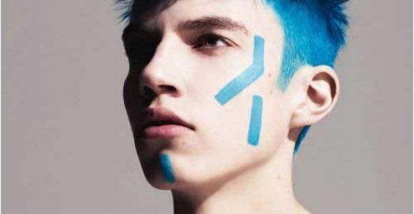 Blue Hairstyles for Men 20 Best Punk Haircuts for Guys