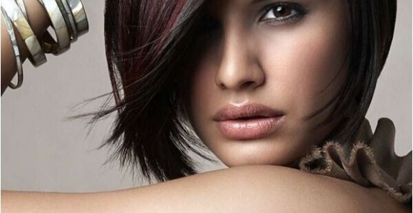 Bob Haircut with Red Highlights 22 Latest Highlighted Ideas for Black Hair Pretty Designs