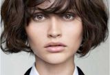 Bob Haircuts for Thick Hair with Bangs Layered Bob with Bangs for Thick Hair